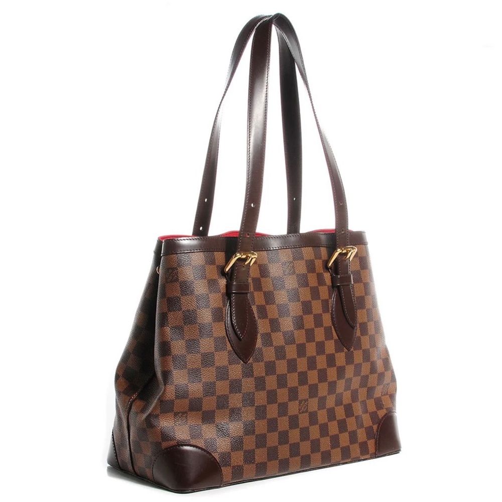 Louis Vuitton Damier Ebene Hampstead MM Tote Shoulder Bag - Picture 3 of 4